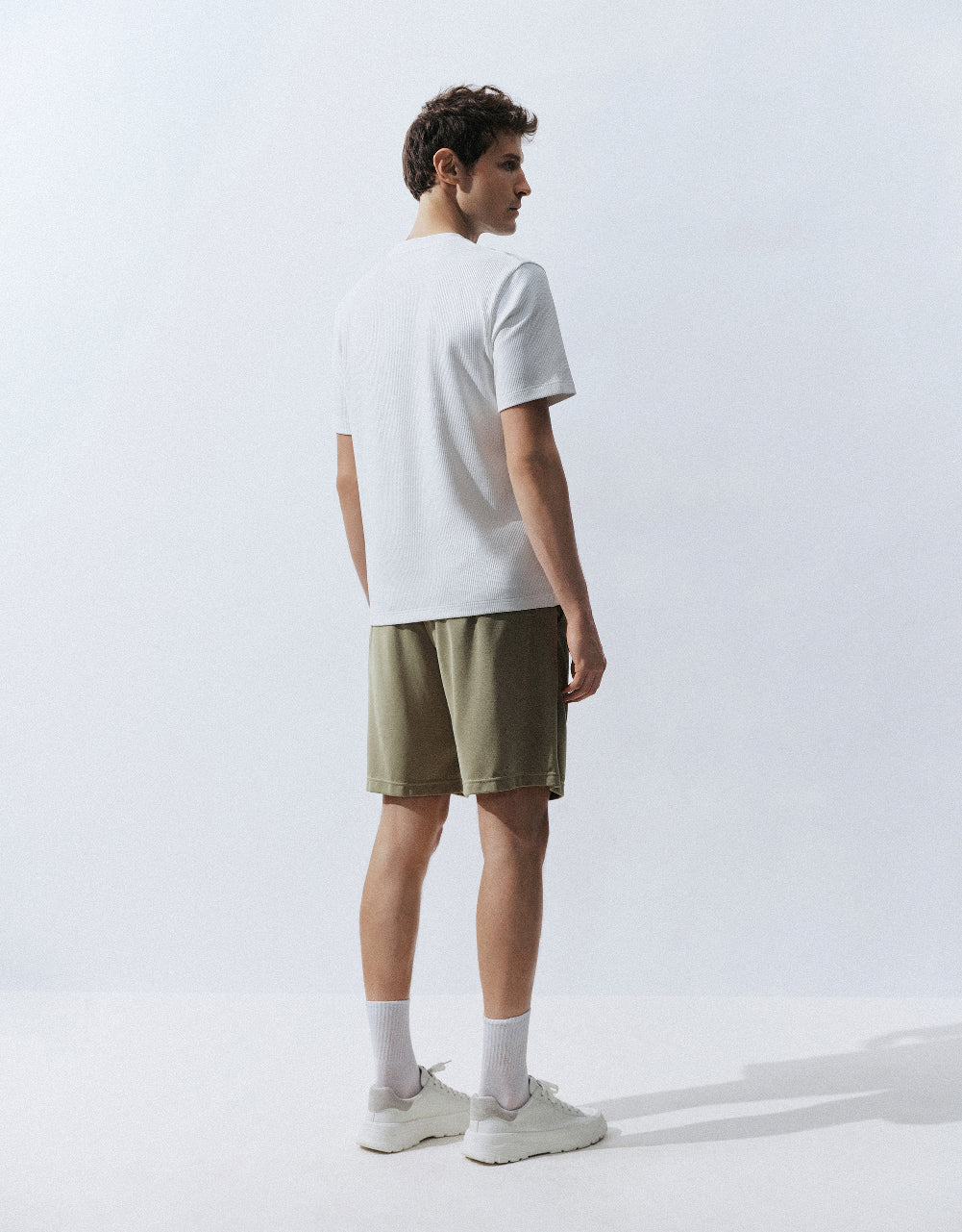 Elastic Waist Oversized Shorts