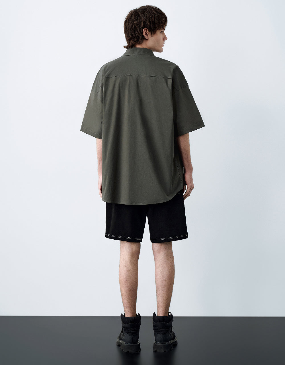 Drawstring Waist Oversized Shorts