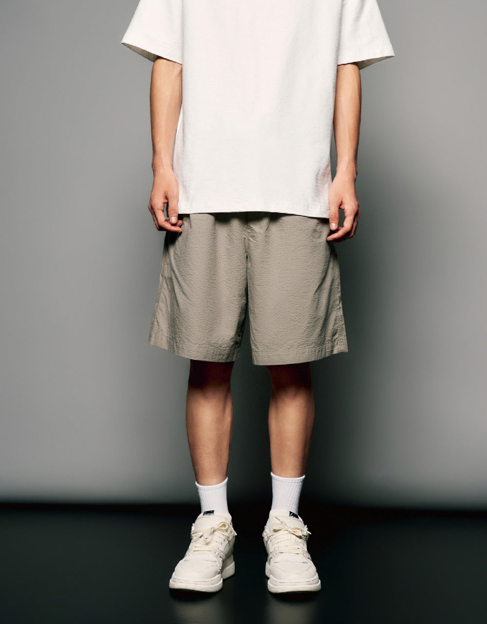 Drawstring Waist Shorts