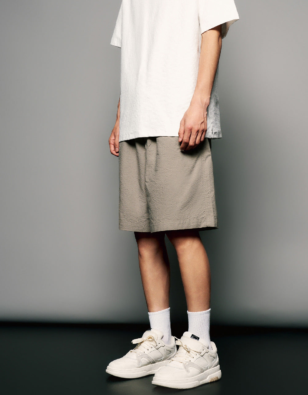 Drawstring Waist Shorts