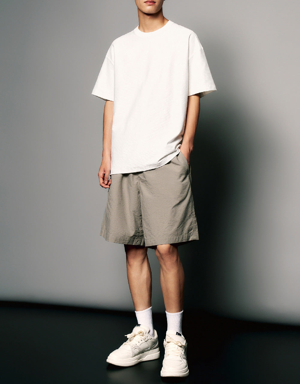 Drawstring Waist Shorts