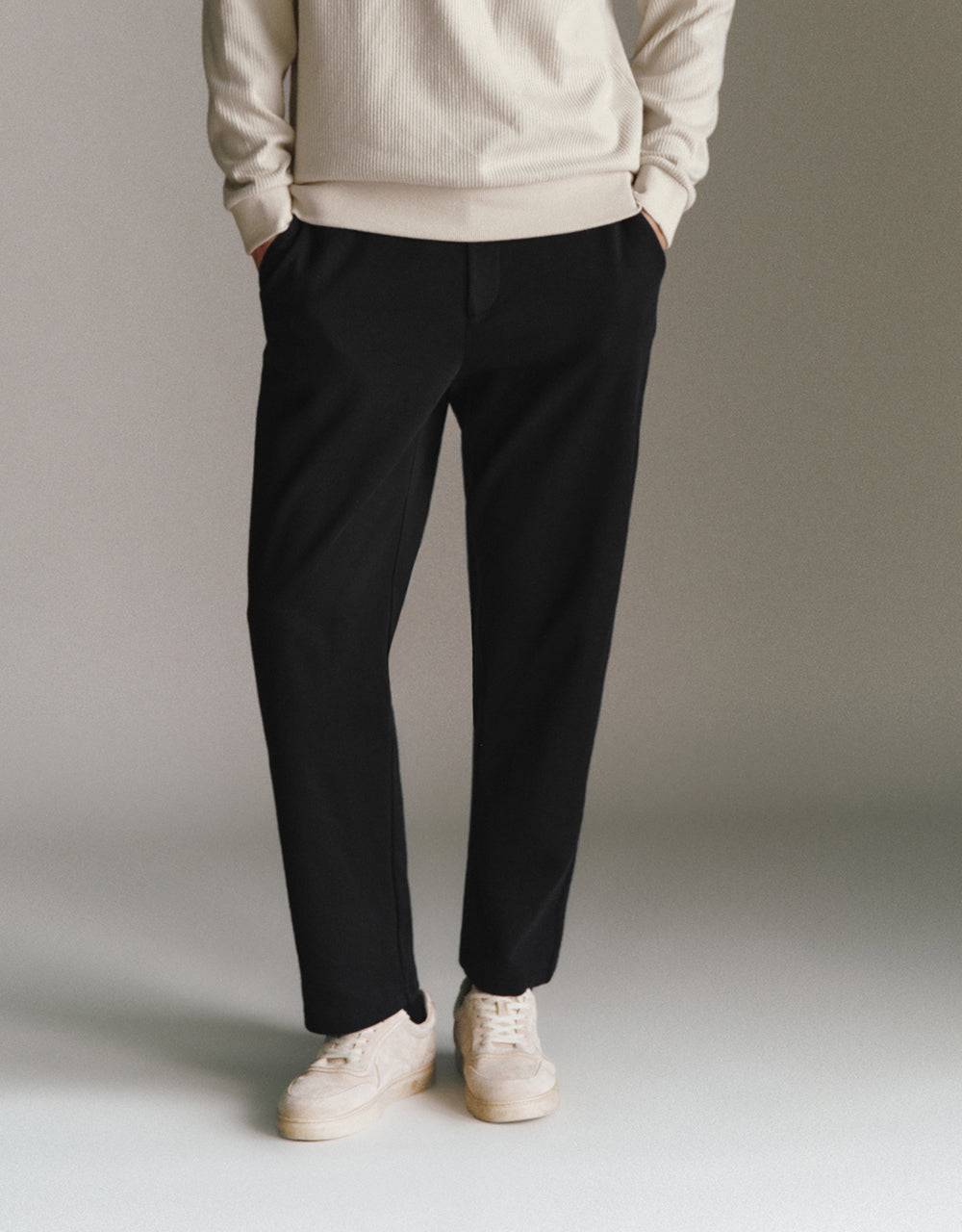 Knitted Carrot Fit Pants