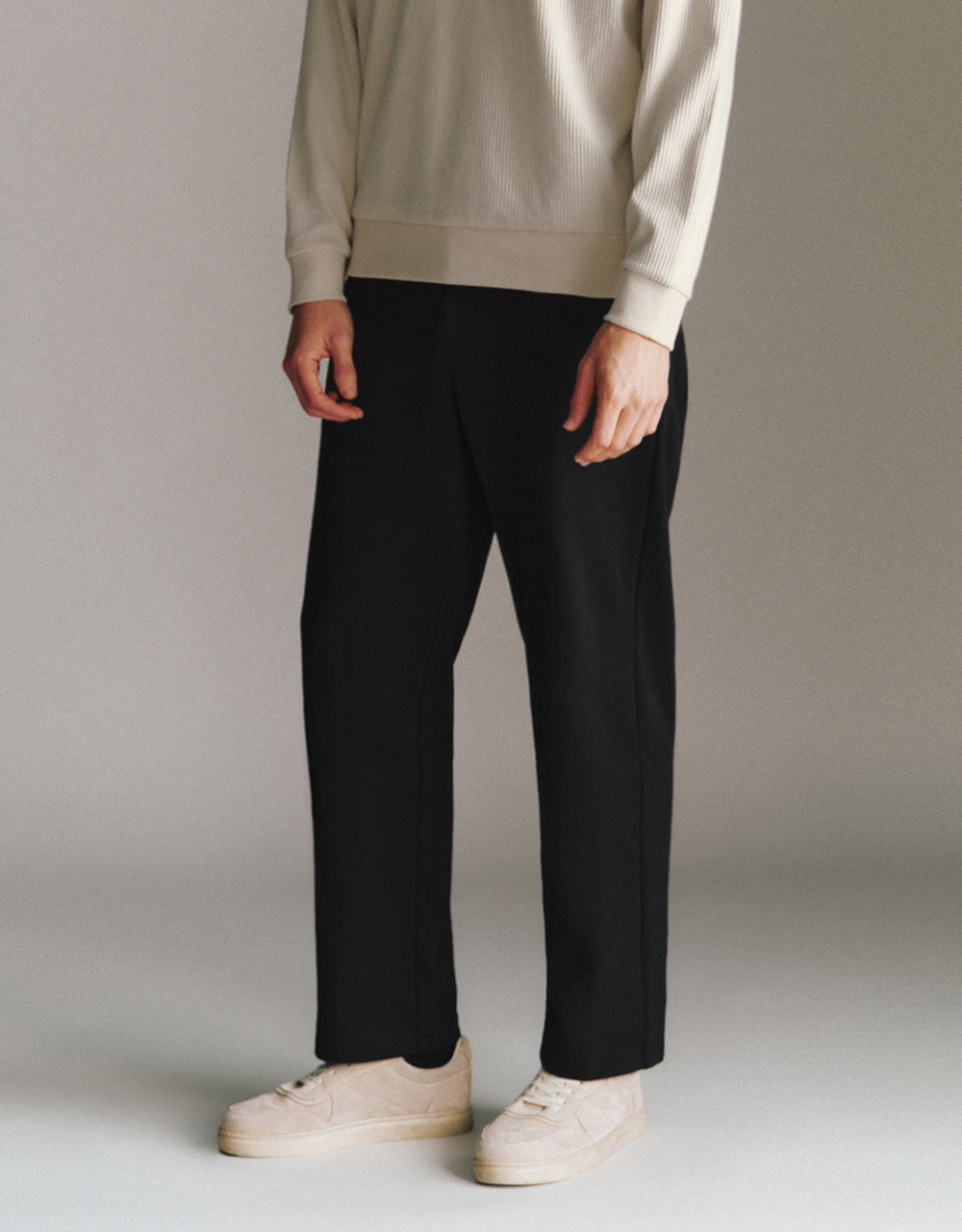 Knitted Carrot Fit Pants