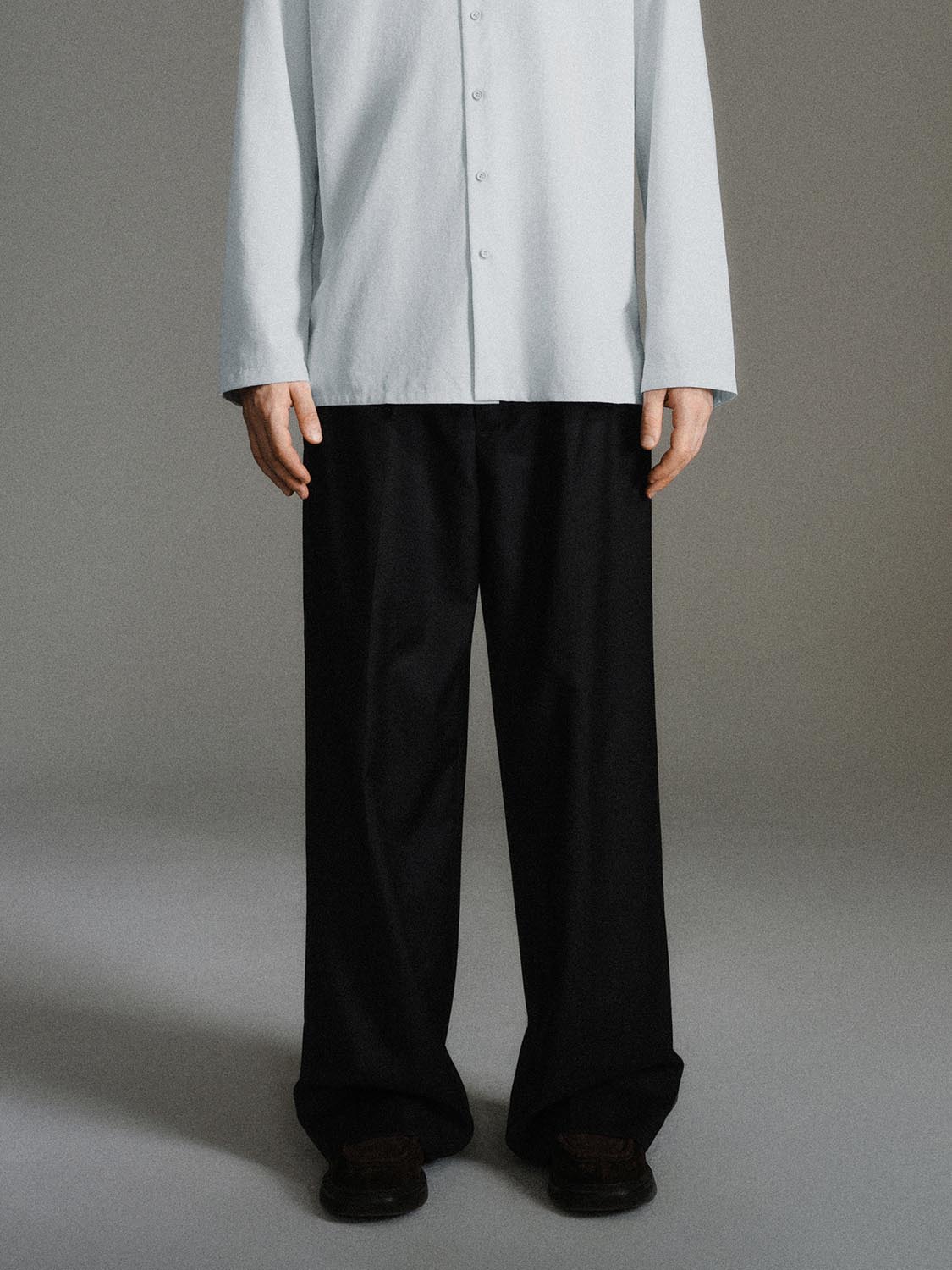 Tailored Pleated Wide Leg Pants