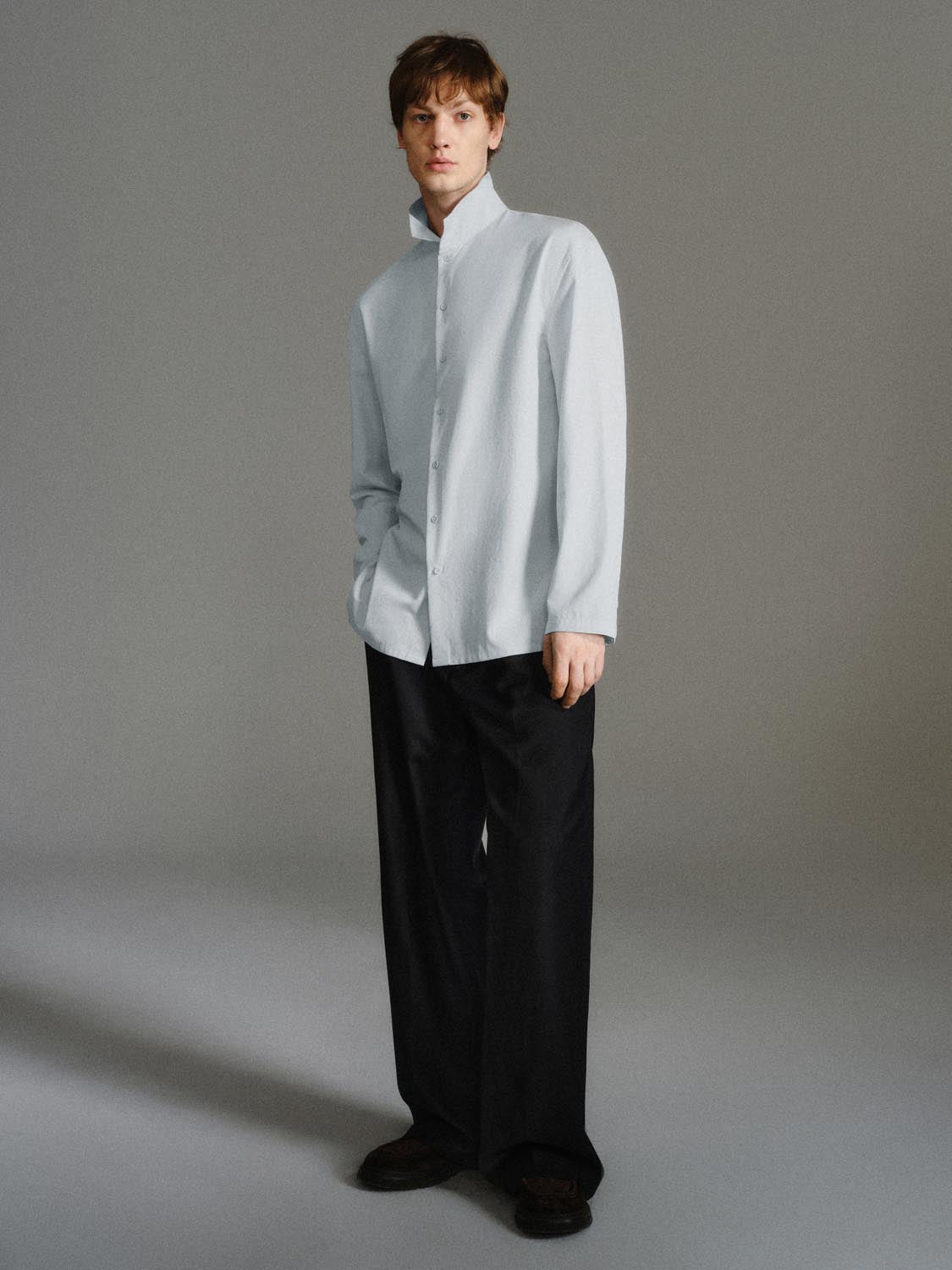 Tailored Pleated Wide Leg Pants