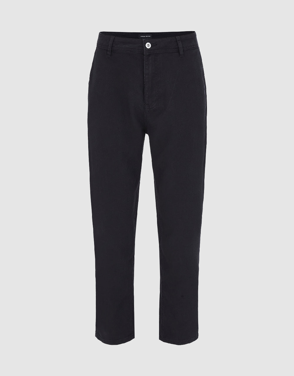 Mid-Waist Straight Jeans