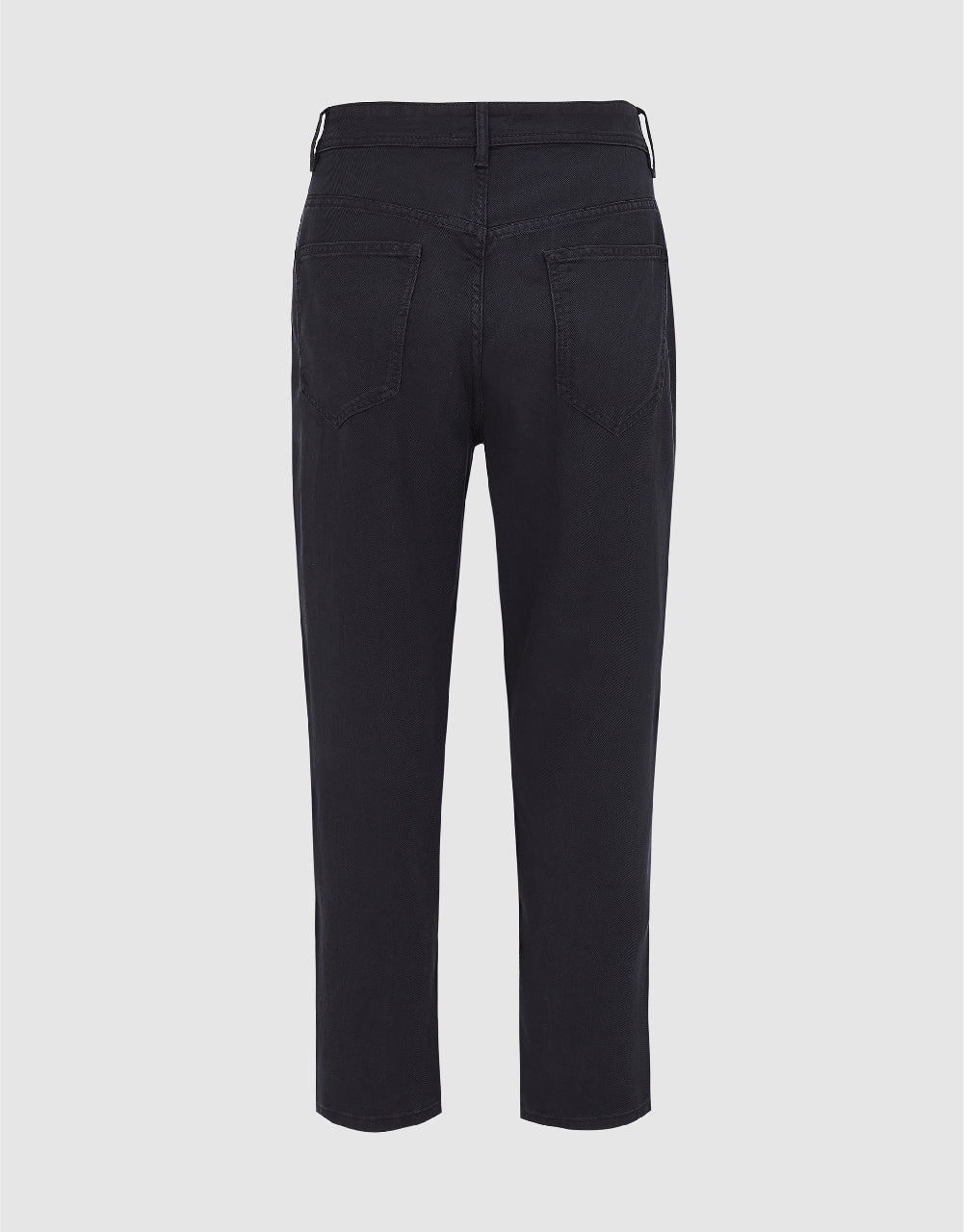 Mid-Waist Straight Jeans