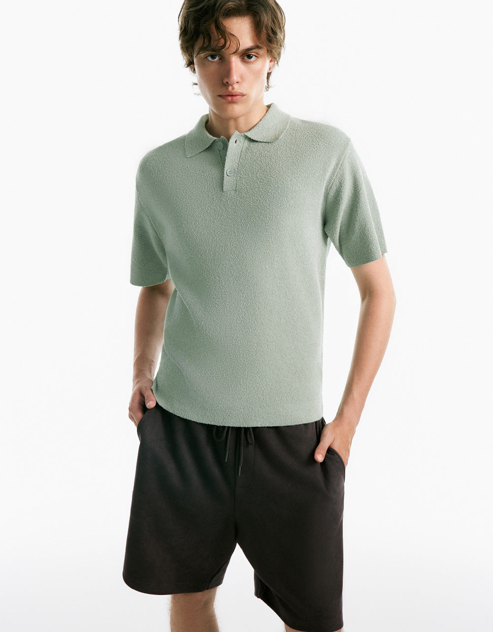 Knitted Polo T-Shirt