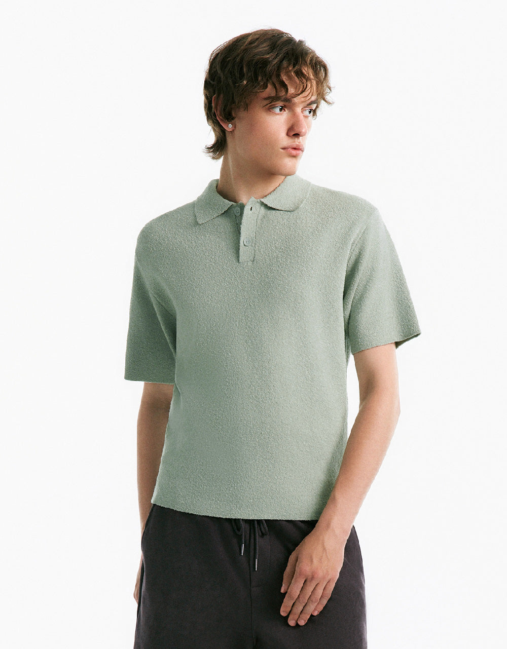 Knitted Polo T-Shirt