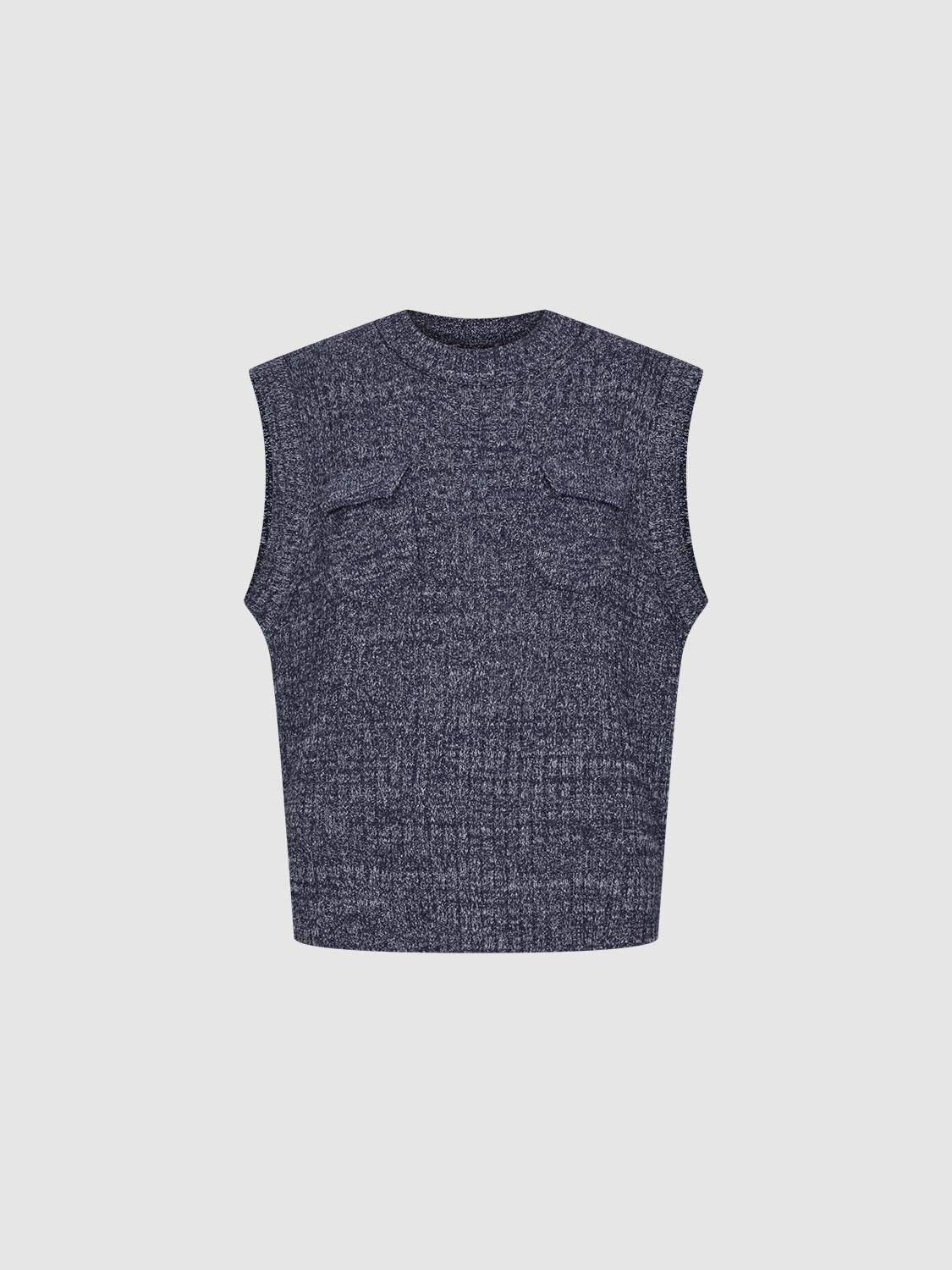 Sleeveless Knitted T-Shirts