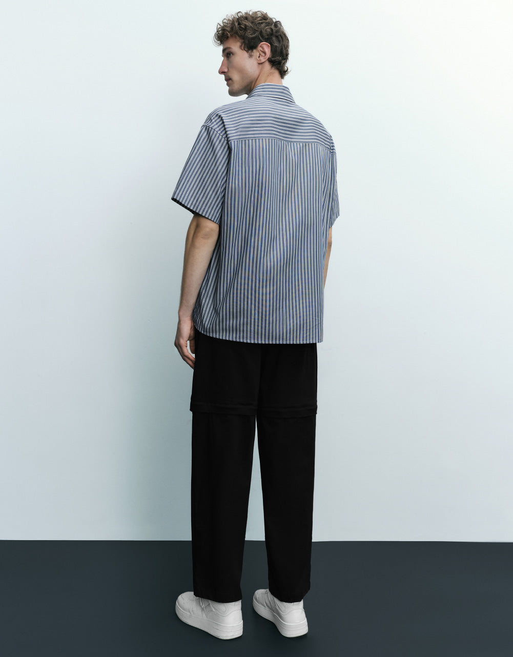 Striped Pocket Detail Shirt