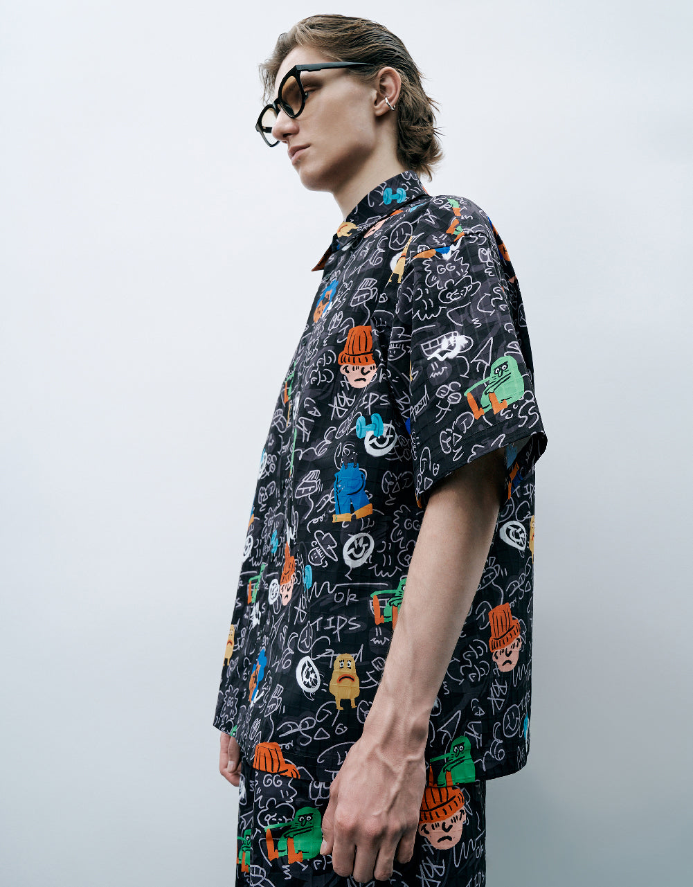 Graffiti Oversized Shirt