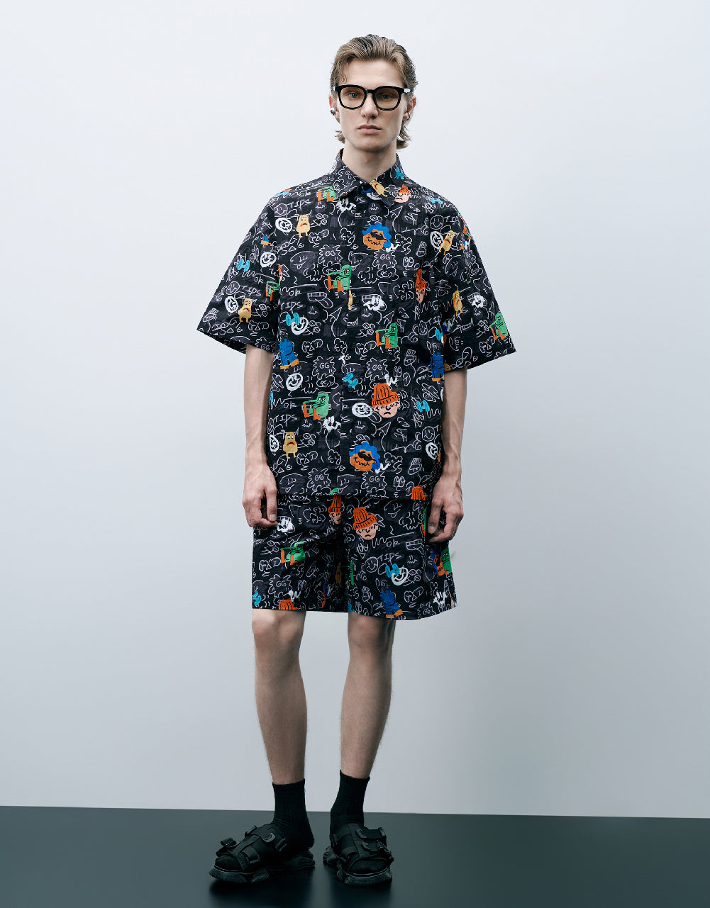 Graffiti Oversized Shirt