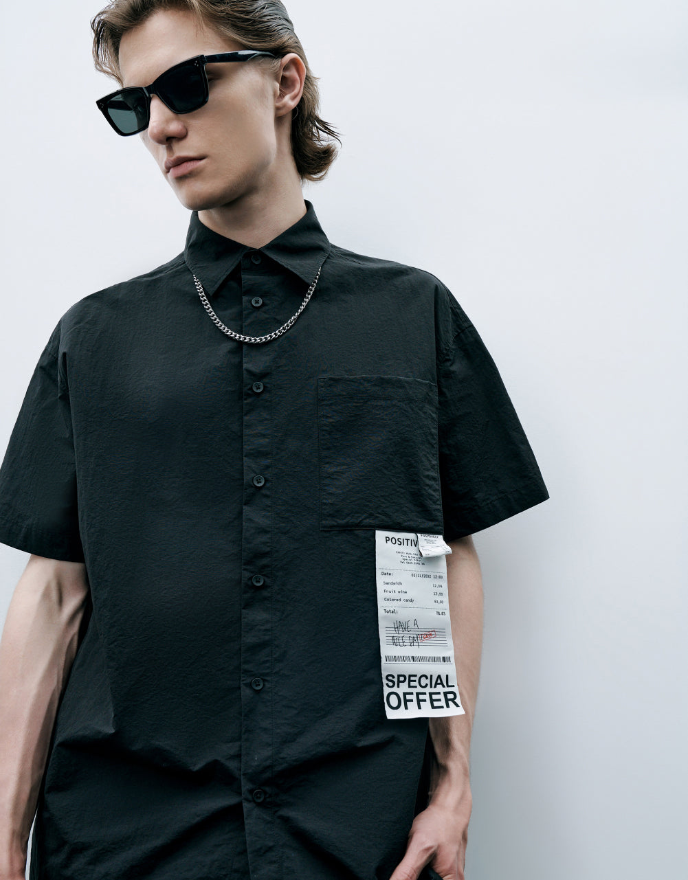 Button Up Straight Shirt