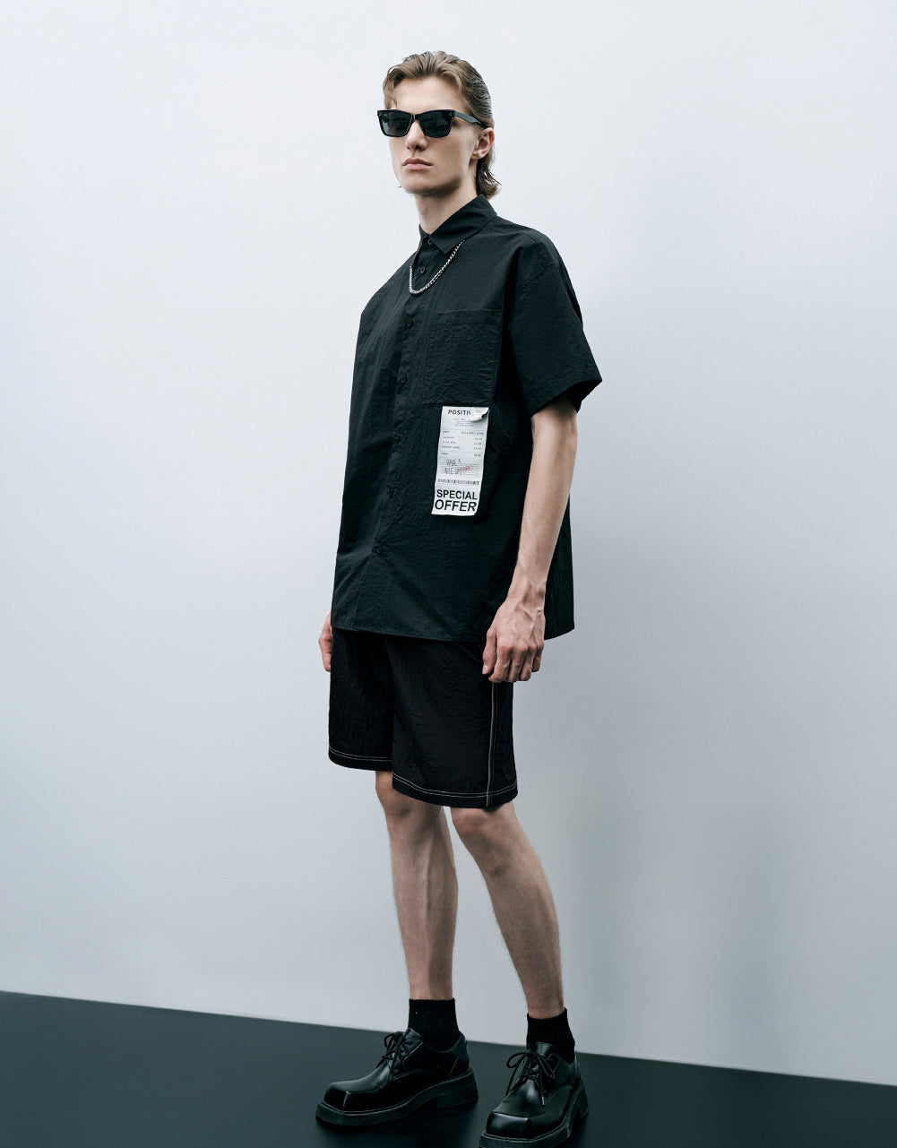 Button Up Straight Shirt