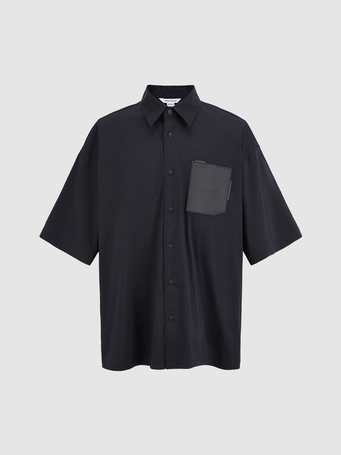 Oversized Patched Pocket Shirts