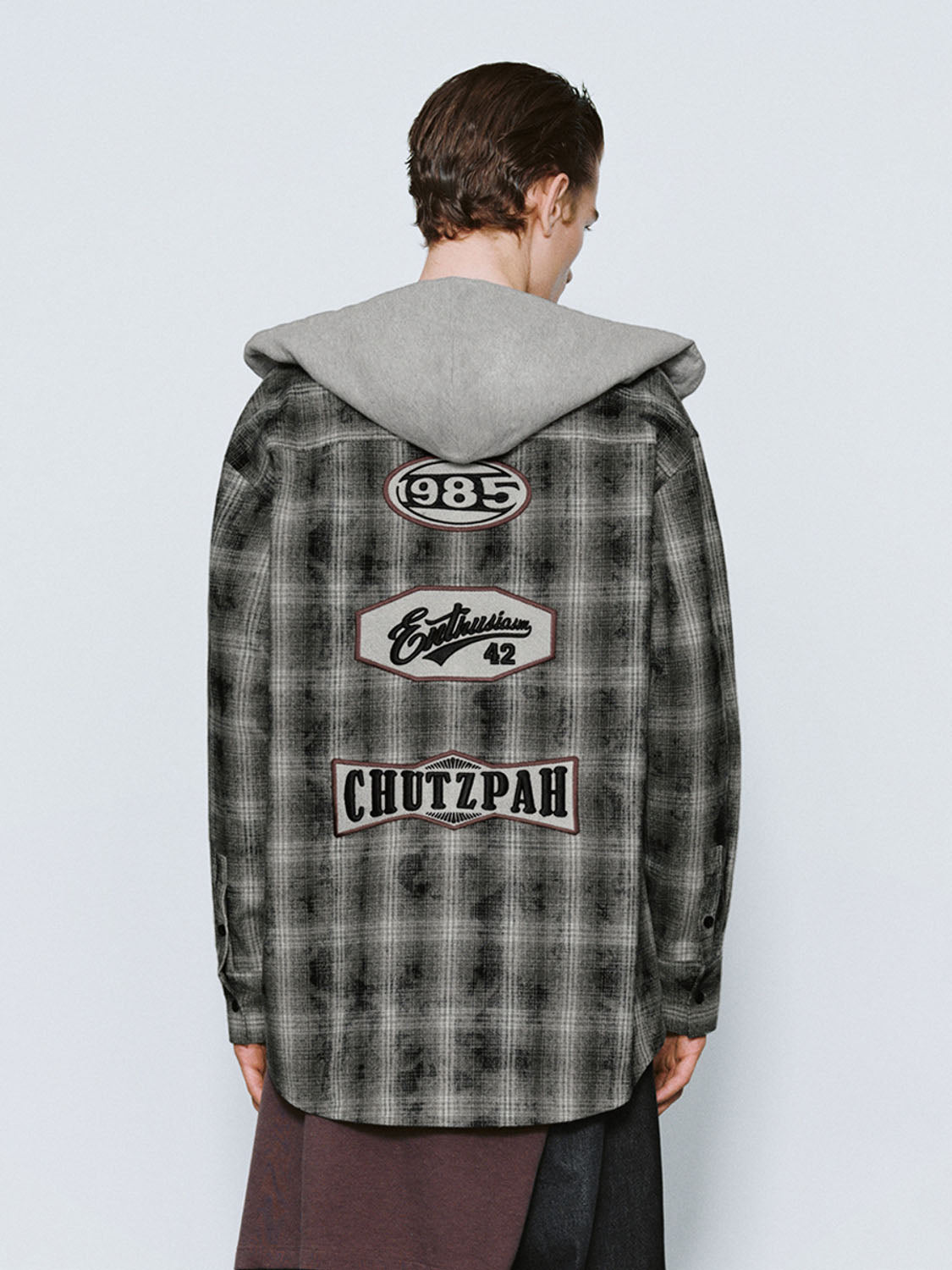Hoodie Plaid Loose Shirts