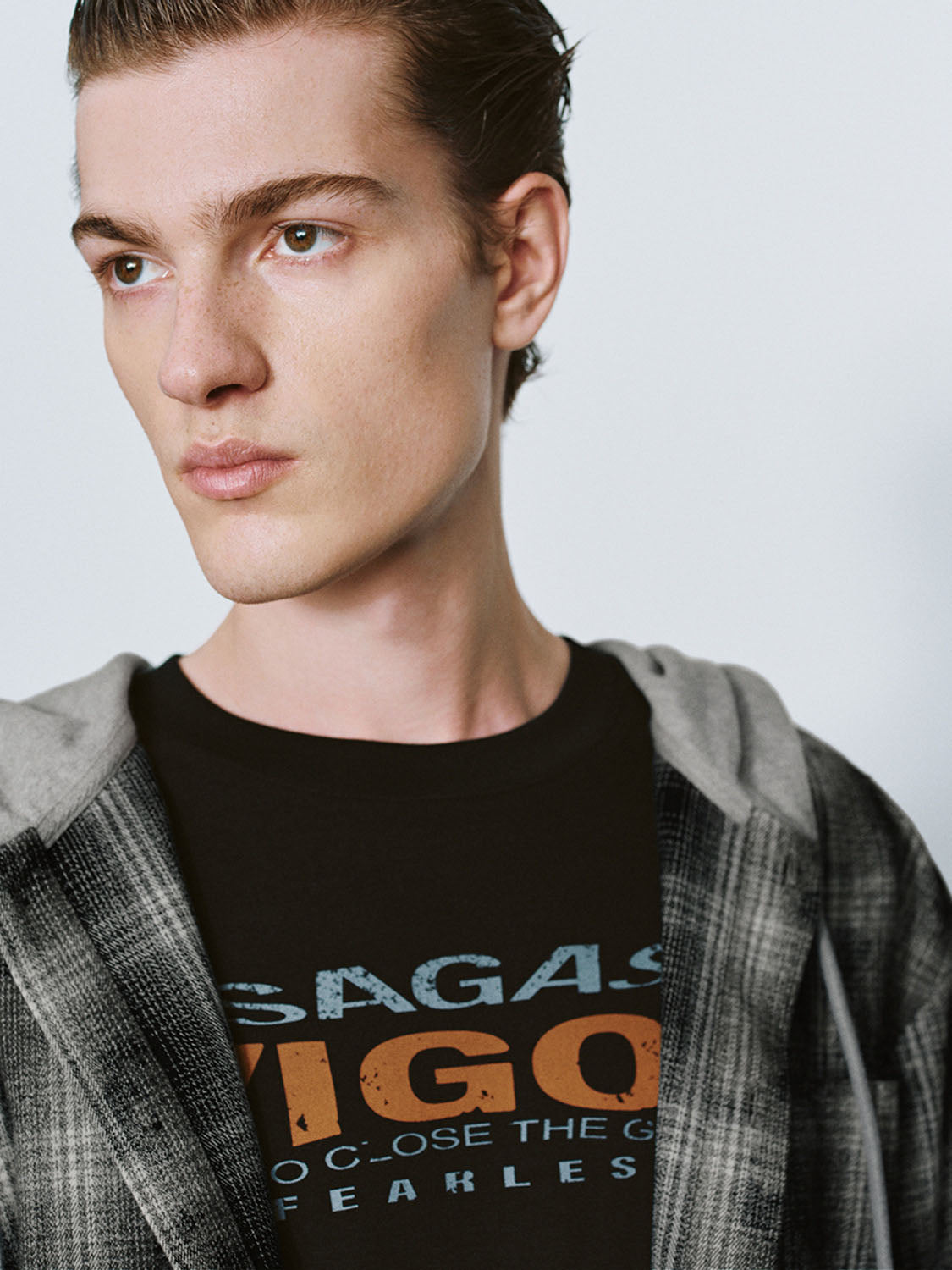 Hoodie Plaid Loose Shirts