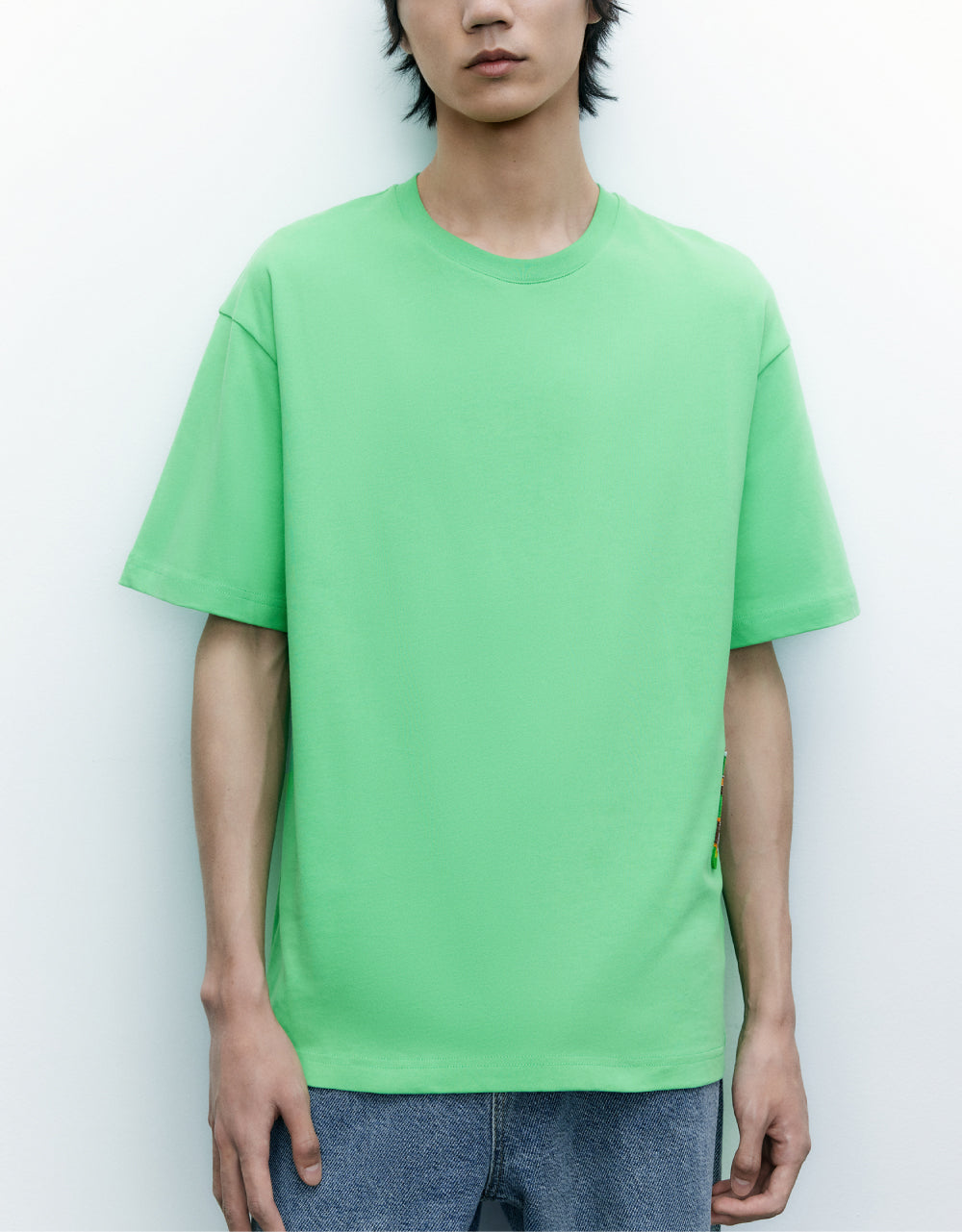 Bottle Printed Crew Neck T-Shirt