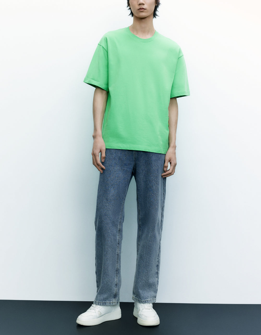 Bottle Printed Crew Neck T-Shirt