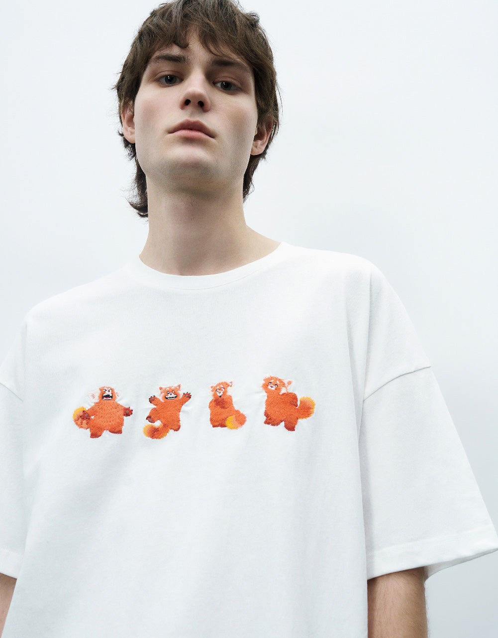Raccoons Printed Crew Neck T-Shirt