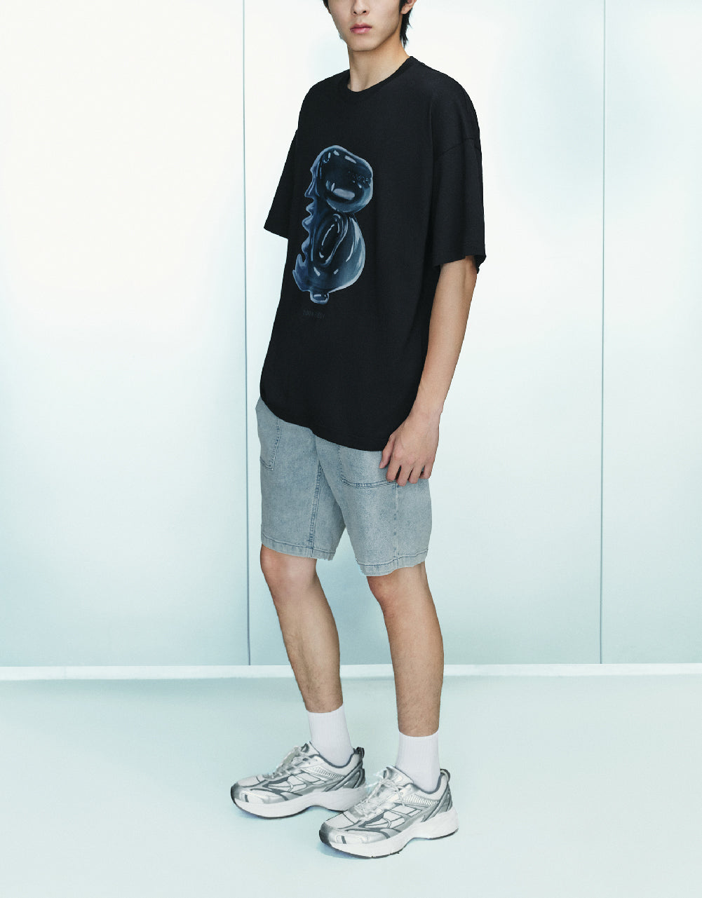Dinasour Crew Neck T-Shirt