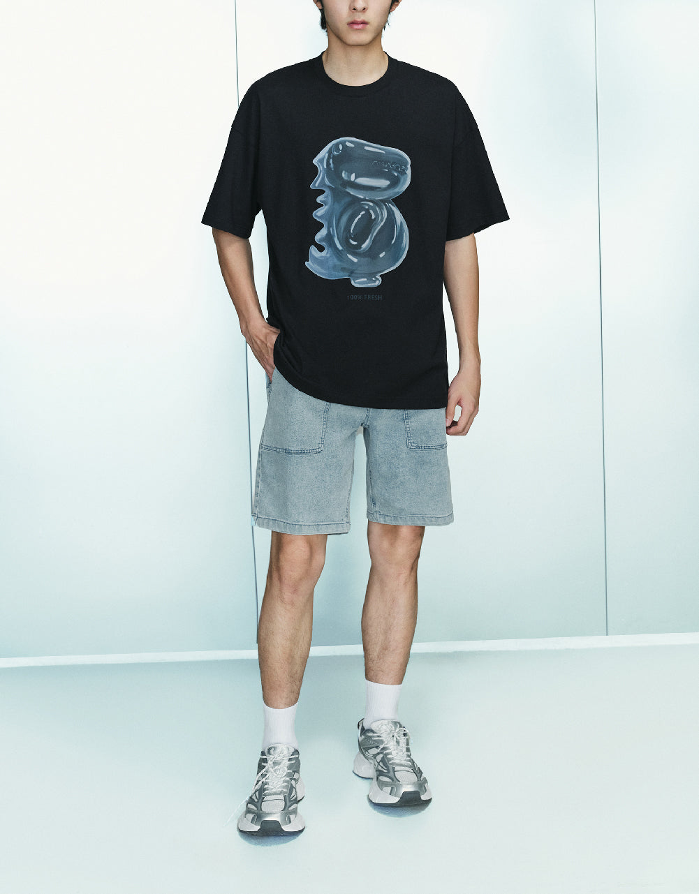 Dinasour Crew Neck T-Shirt