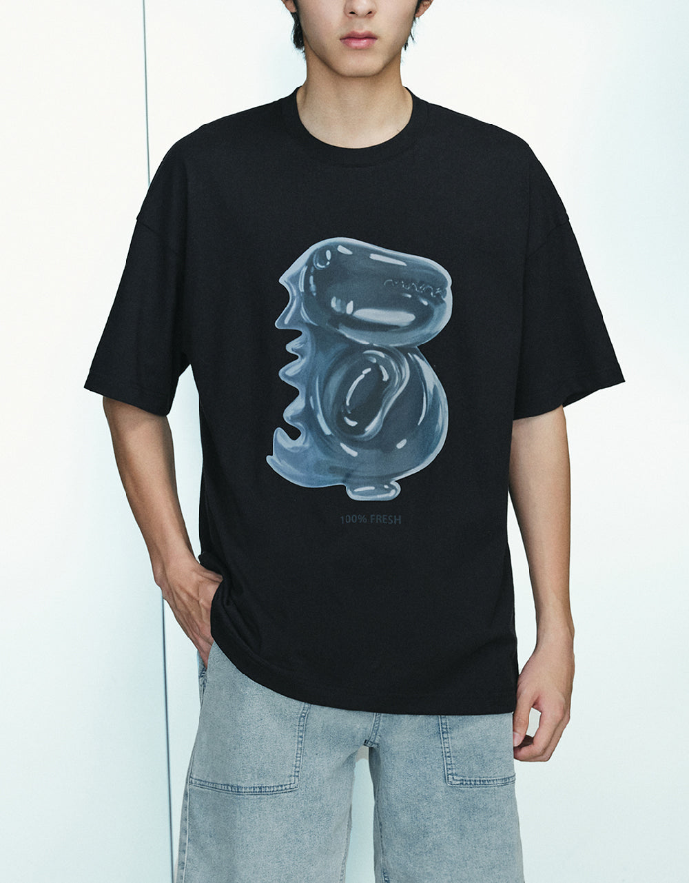 Dinasour Crew Neck T-Shirt