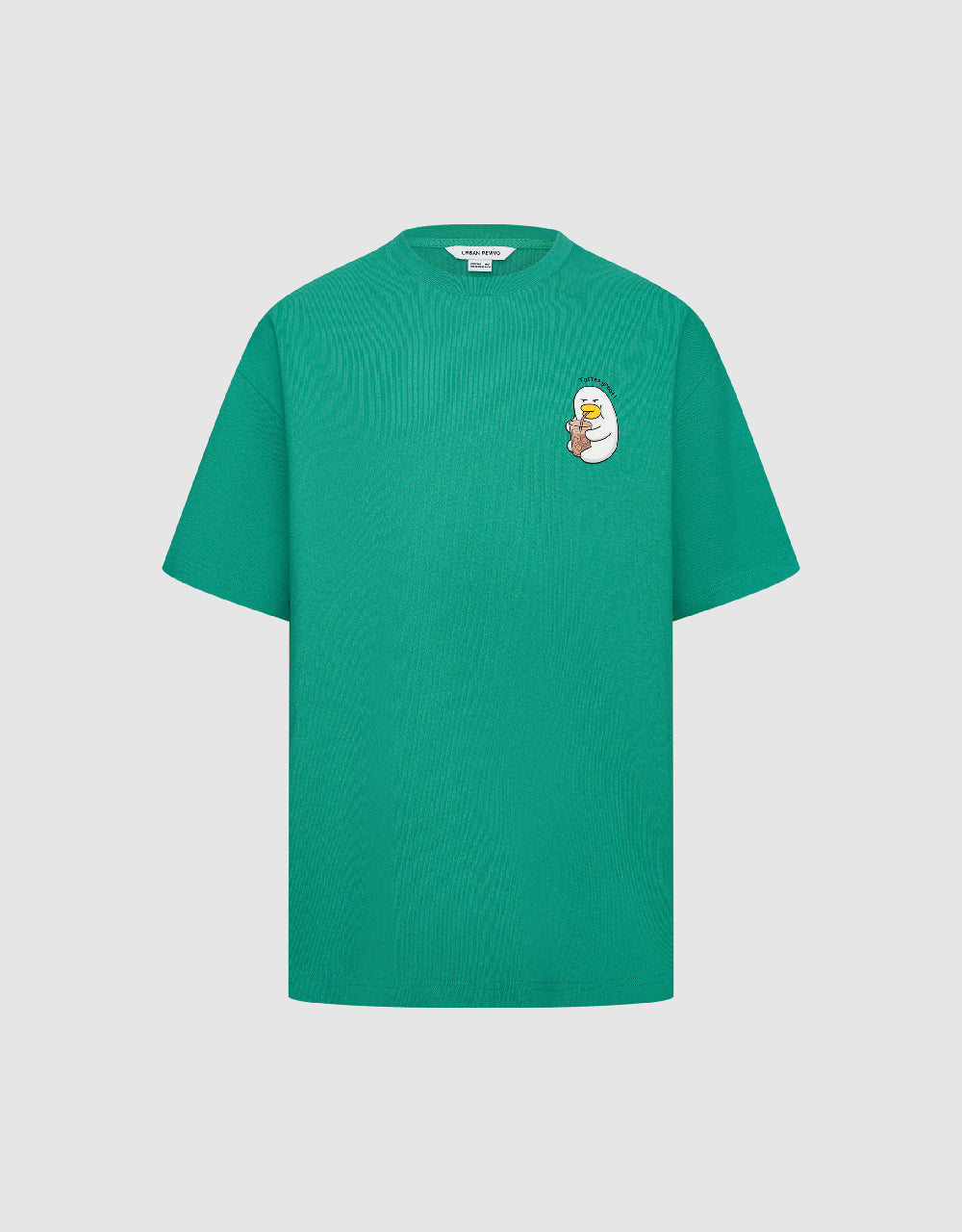 Cartoon Printed Crew Neck T-Shirt