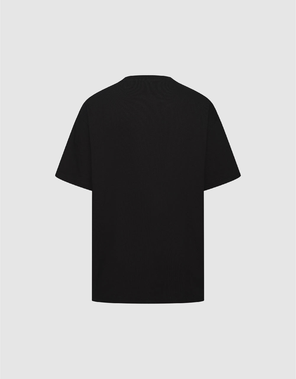 Triangle Embossed Crew Neck T-Shirt