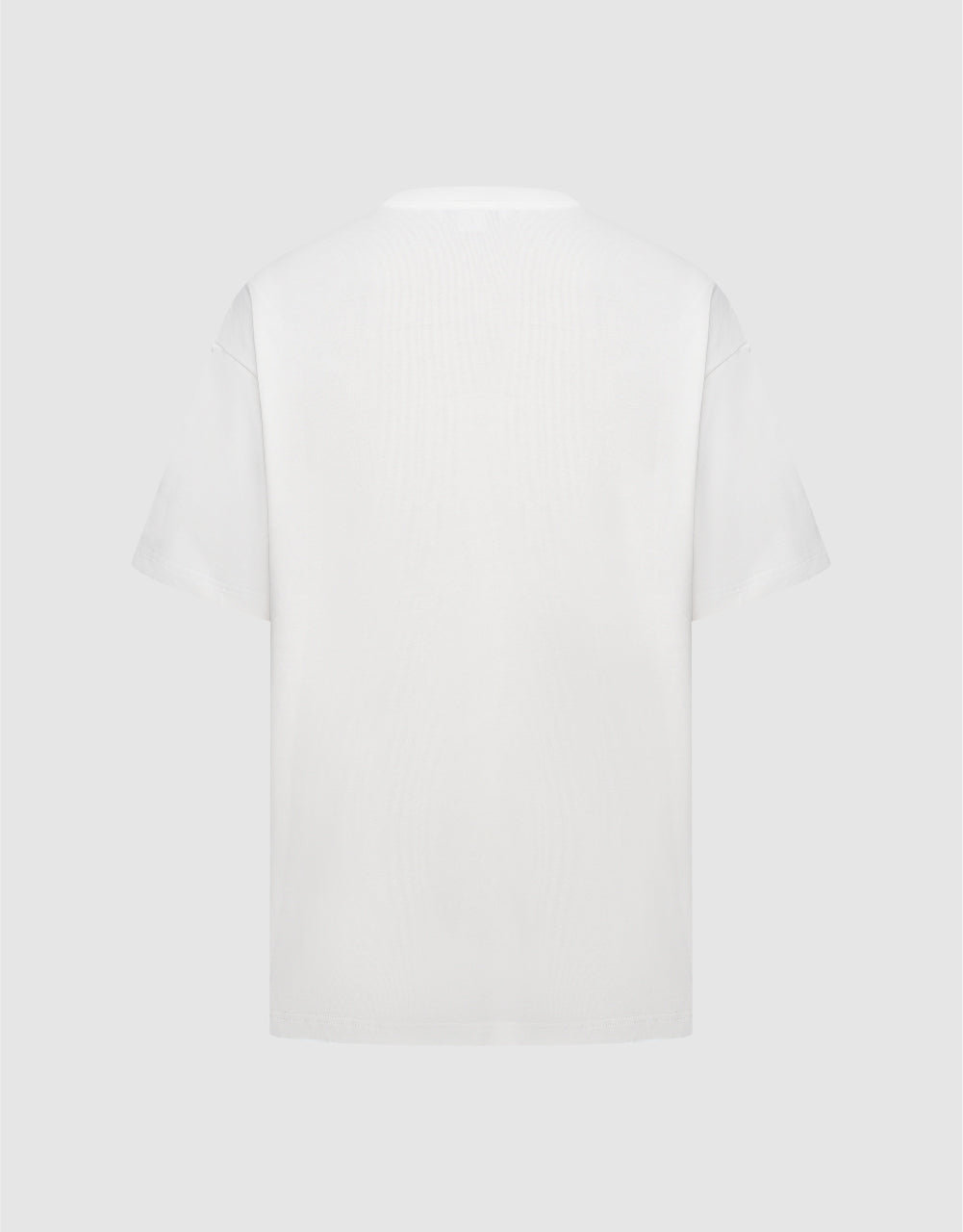 Triangle Embossed Crew Neck T-Shirt