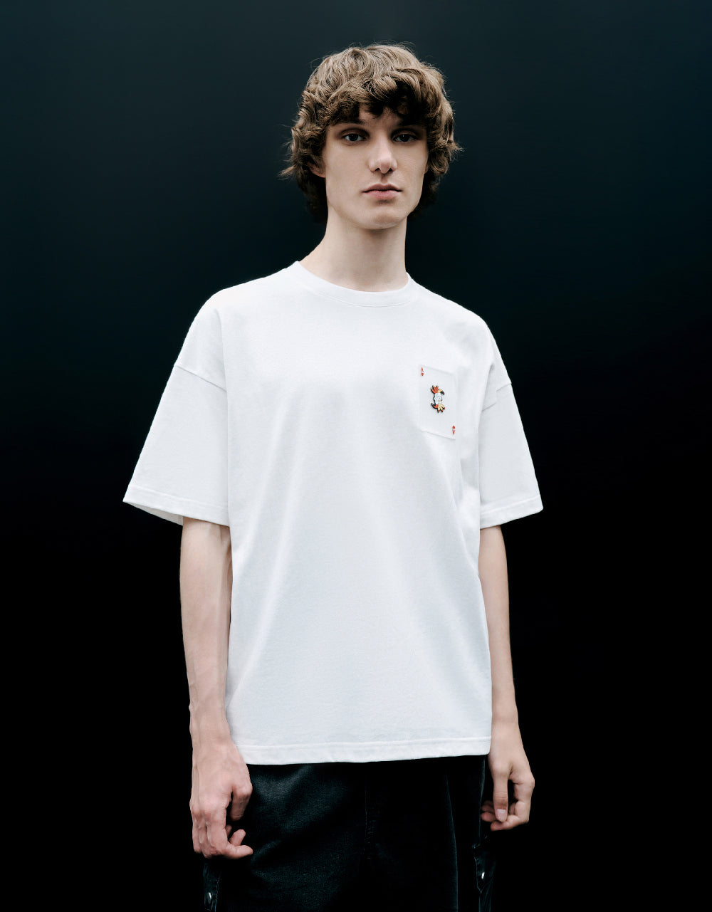 Poker Printed Crew Neck T-Shirt