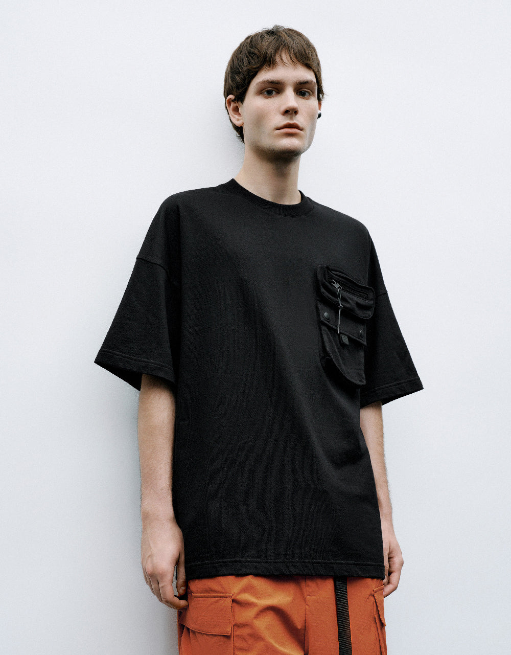 Pocket Detail Crew Neck T-Shirt