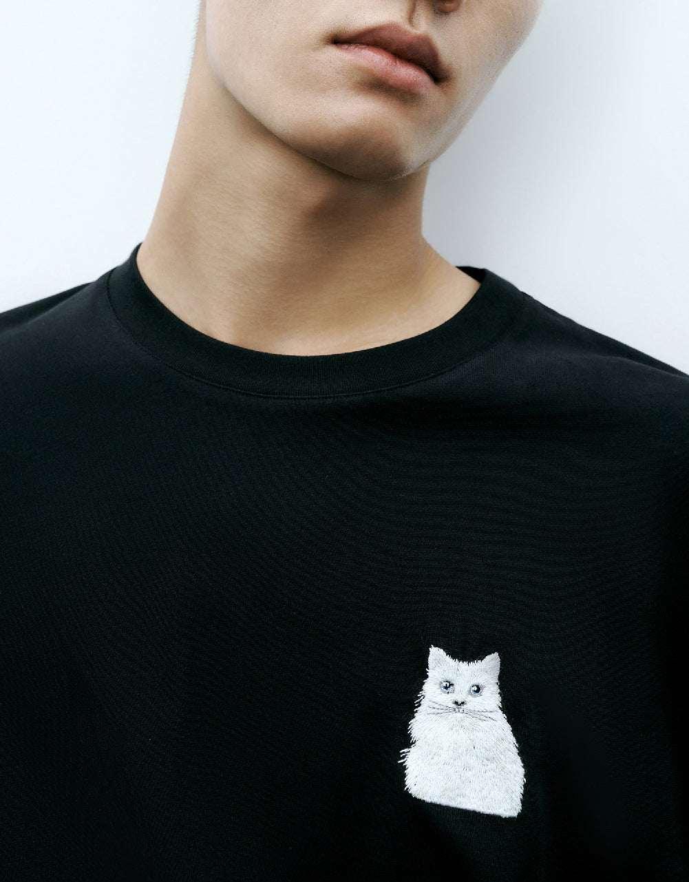 Dog Printed Crew Neck T-Shirt