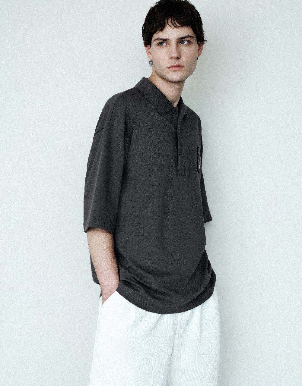 Embossed Polo Shirt
