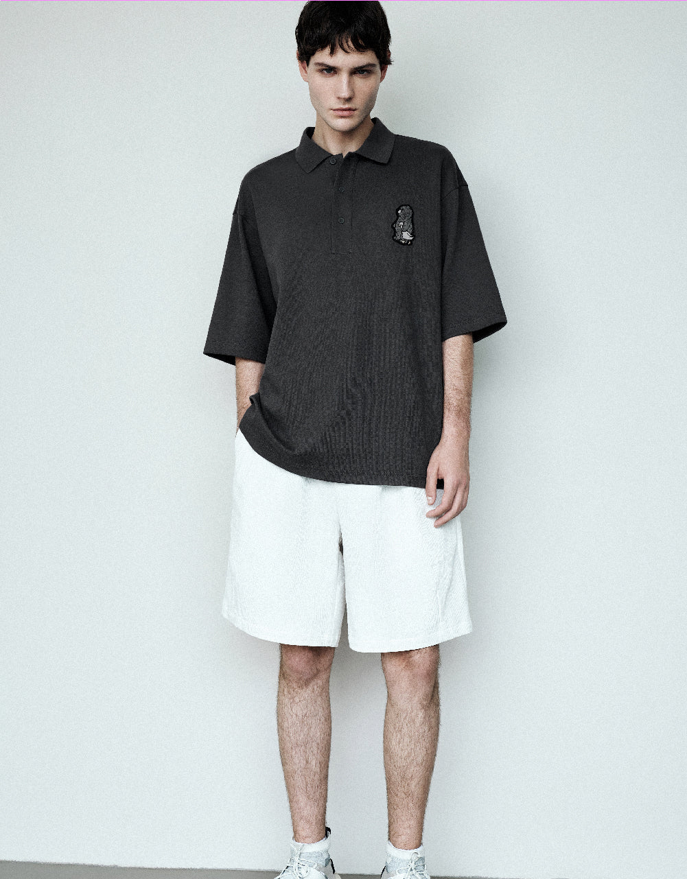 Embossed Polo Shirt