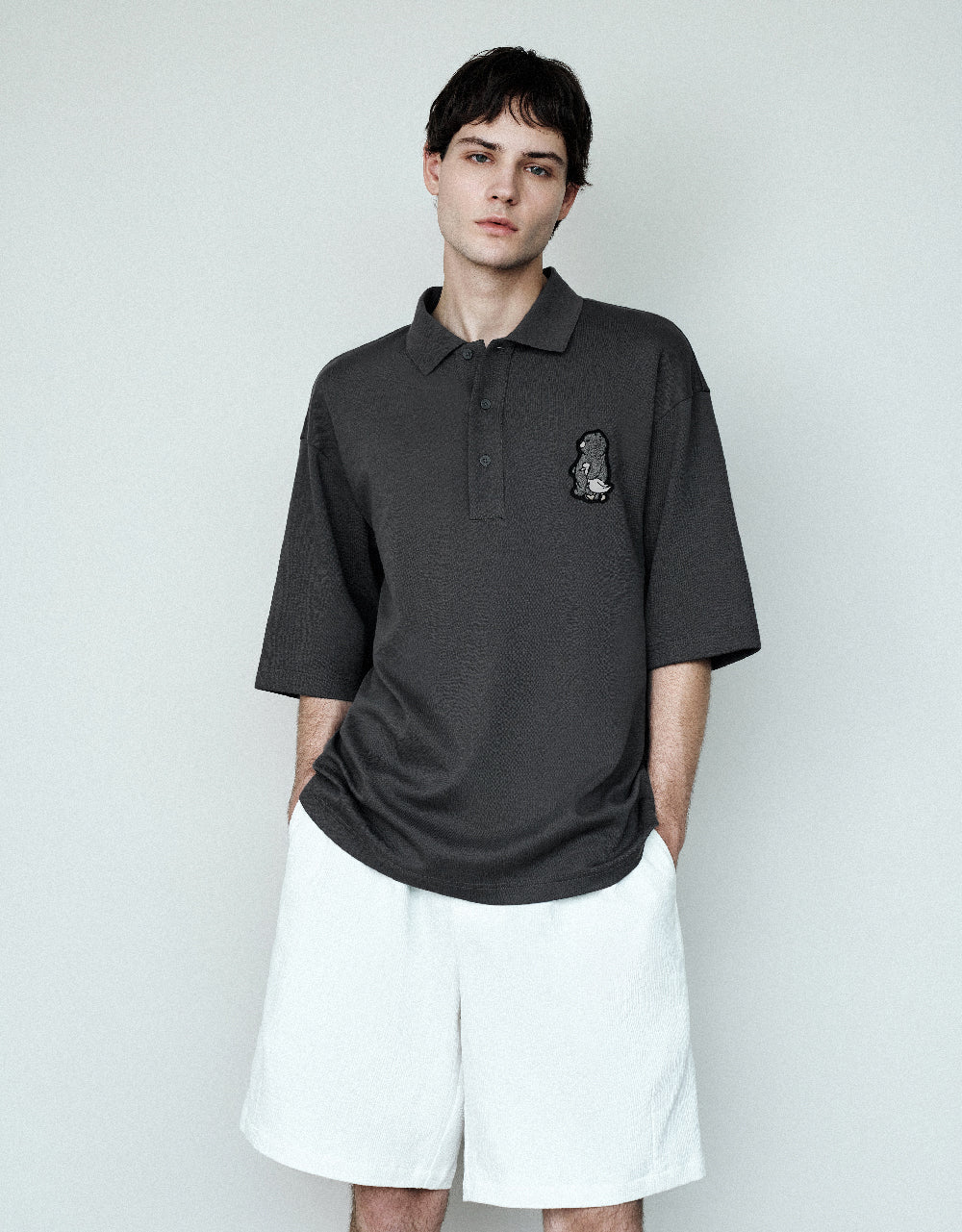 Embossed Polo Shirt