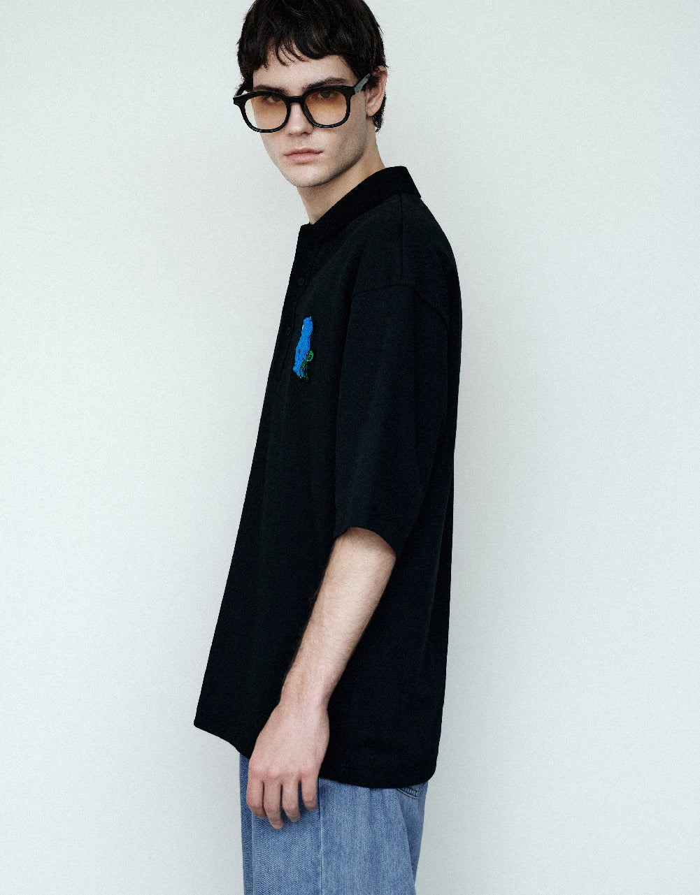 Embossed Polo Shirt