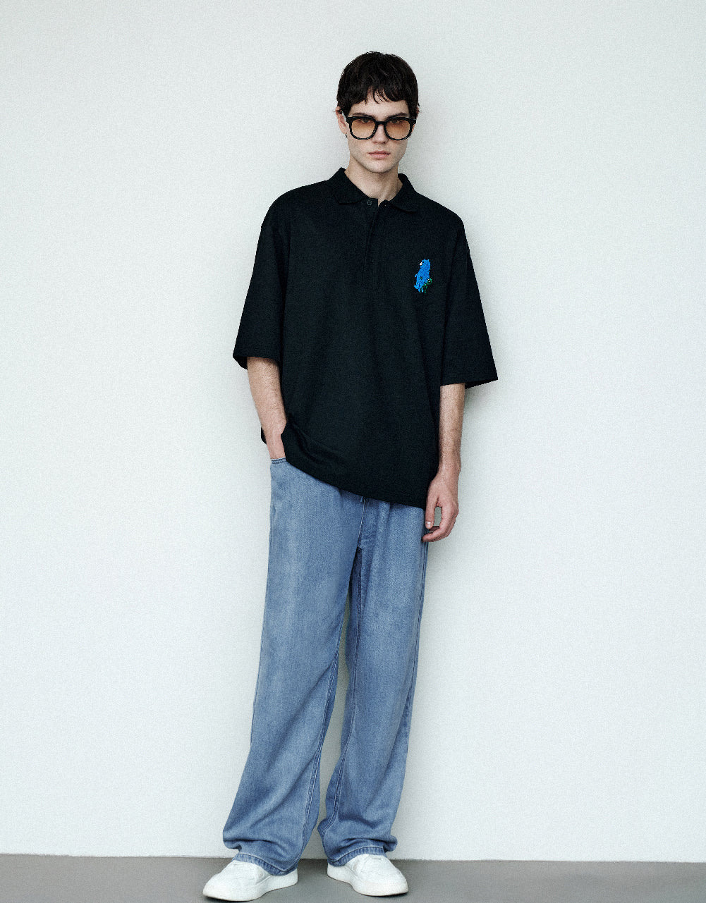 Embossed Polo Shirt