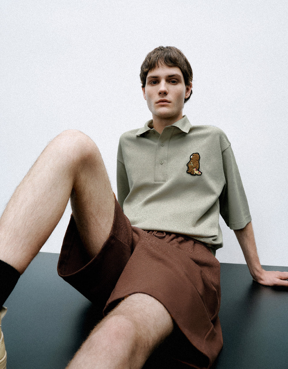 Embossed Polo Shirt