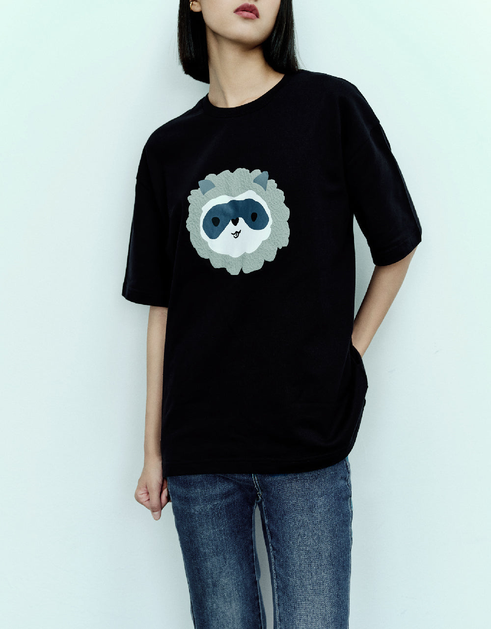 Printed Crew Neck T-Shirt