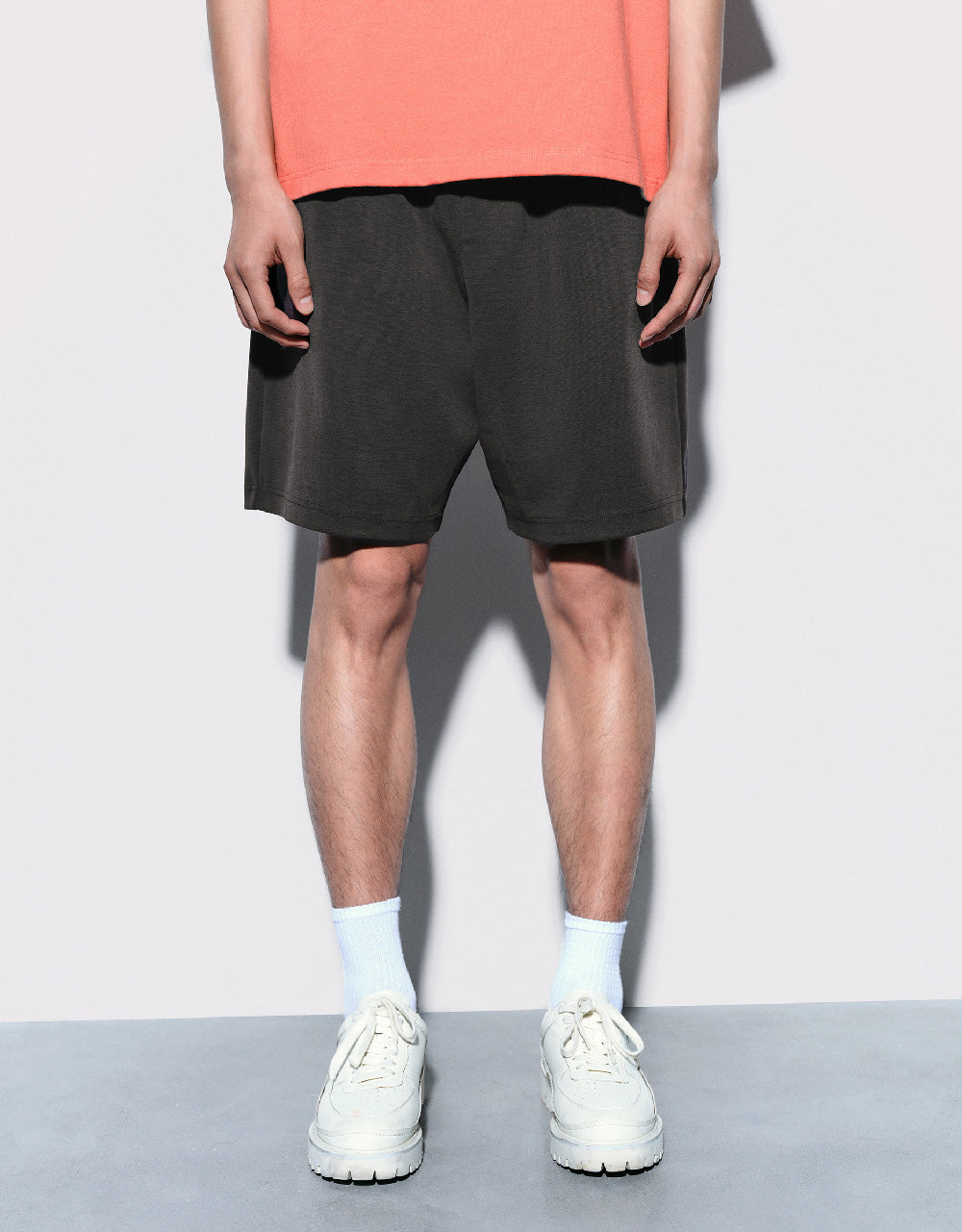 Elastic Waist Loose Shorts