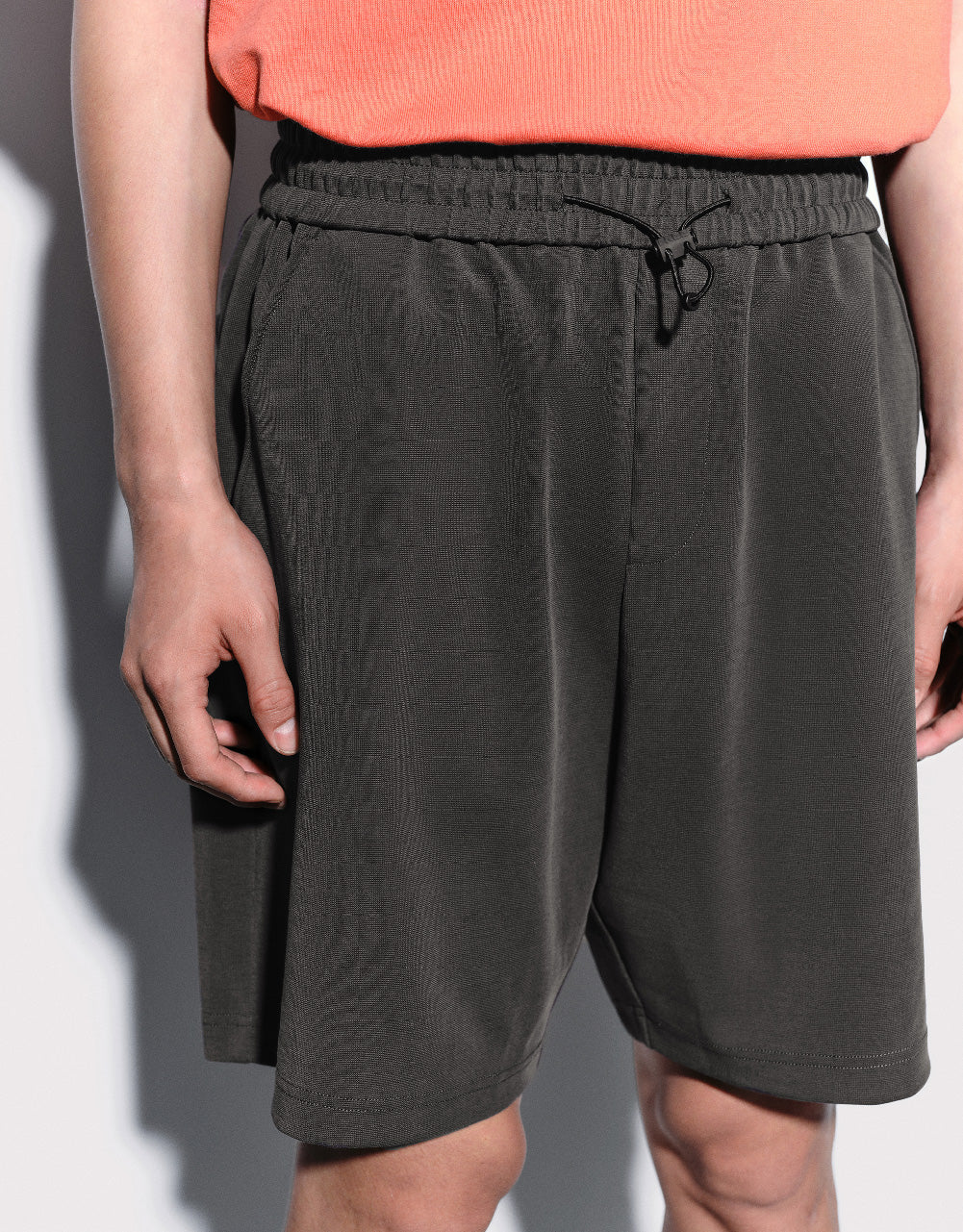 Elastic Waist Loose Shorts