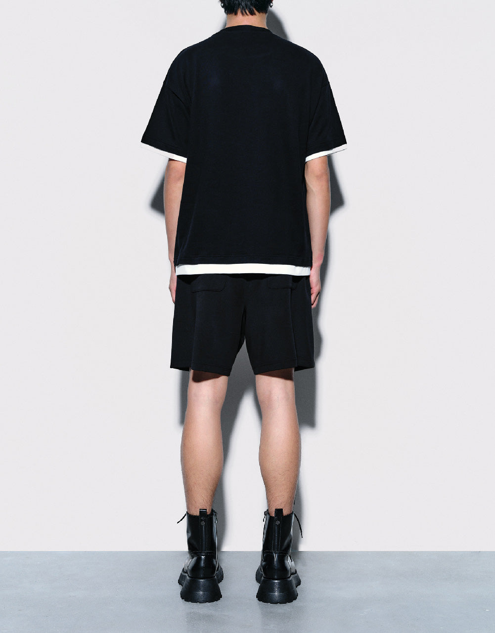 Elastic Waist Loose Shorts