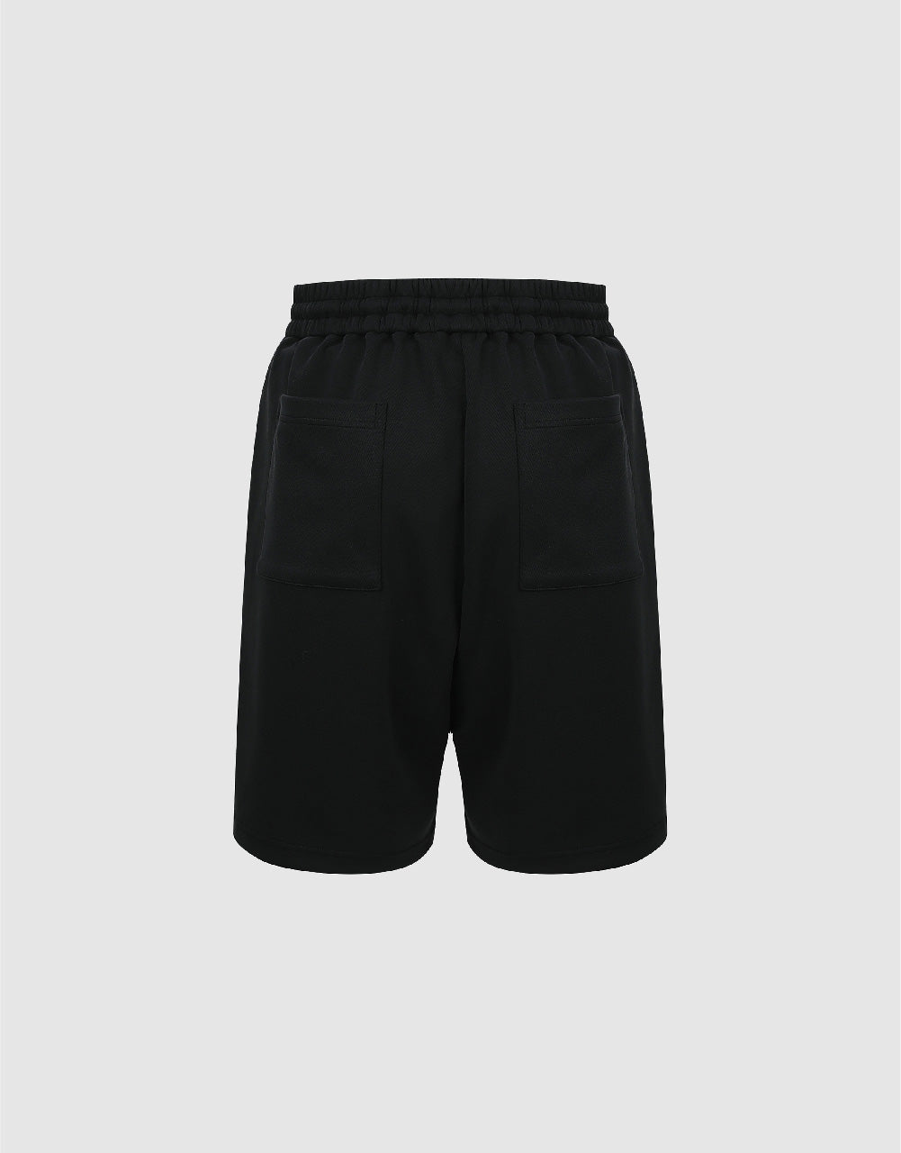 Drawstring Waist Knitted Shorts