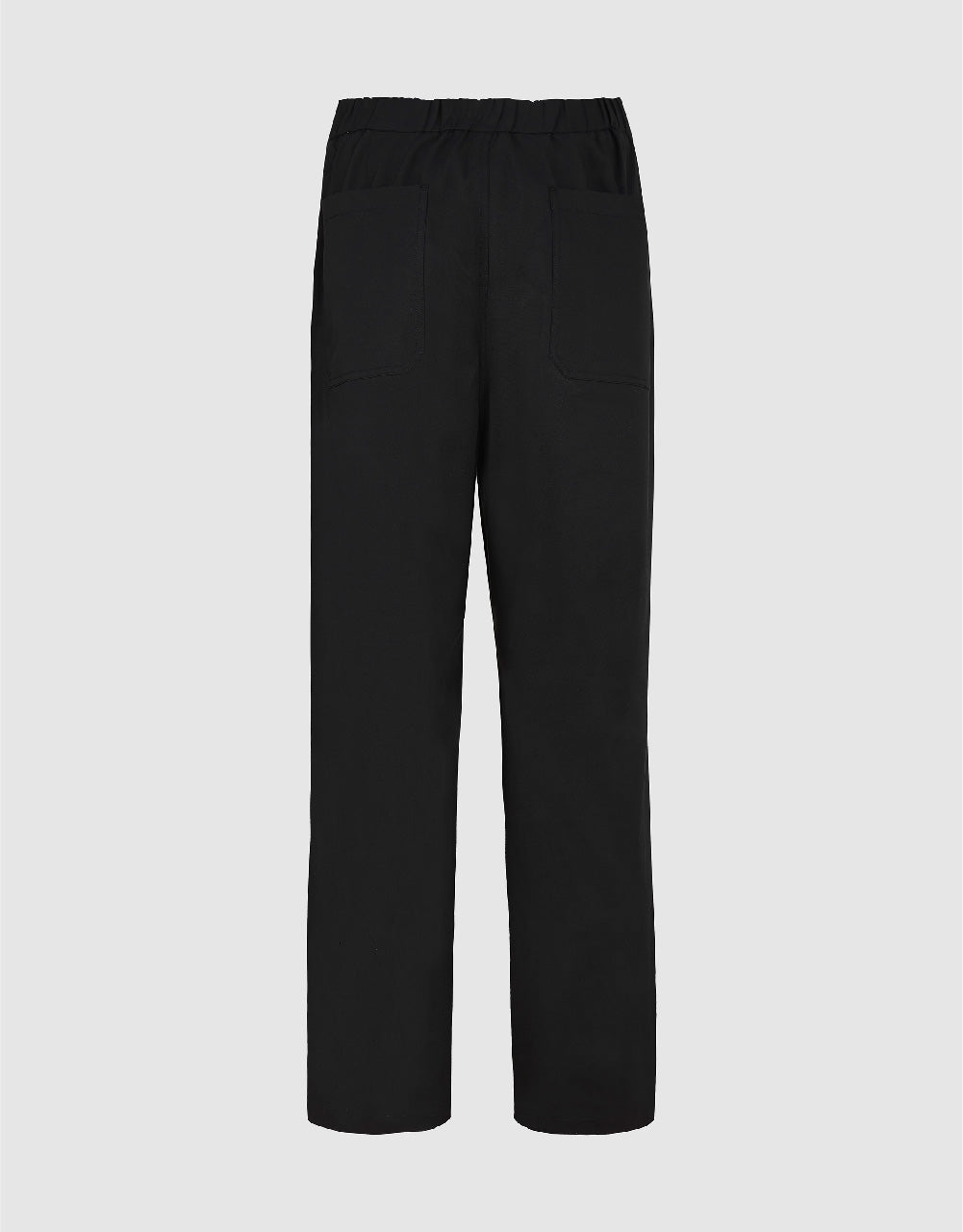 Straight Pants With Belt