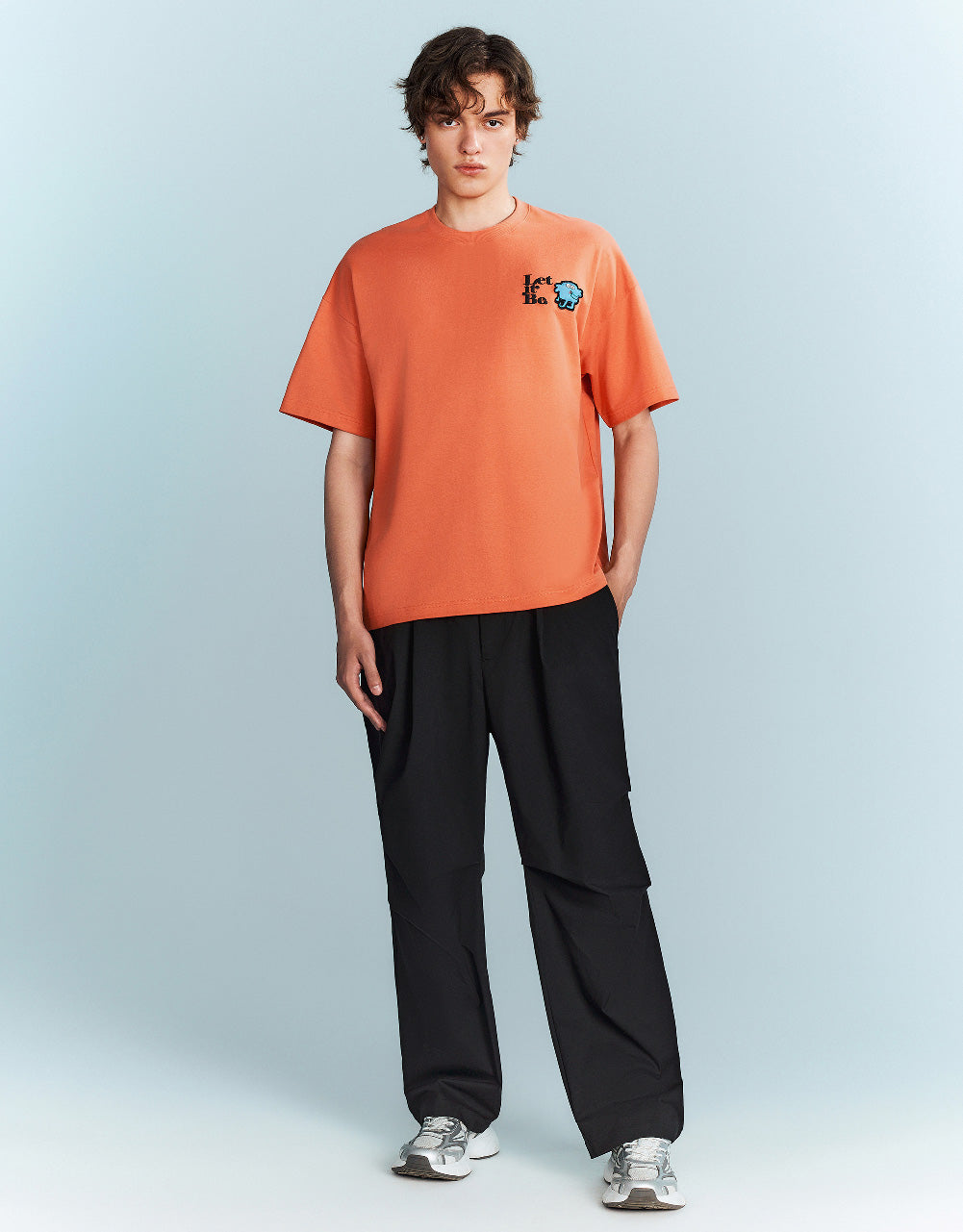 Straight Pants With Belt