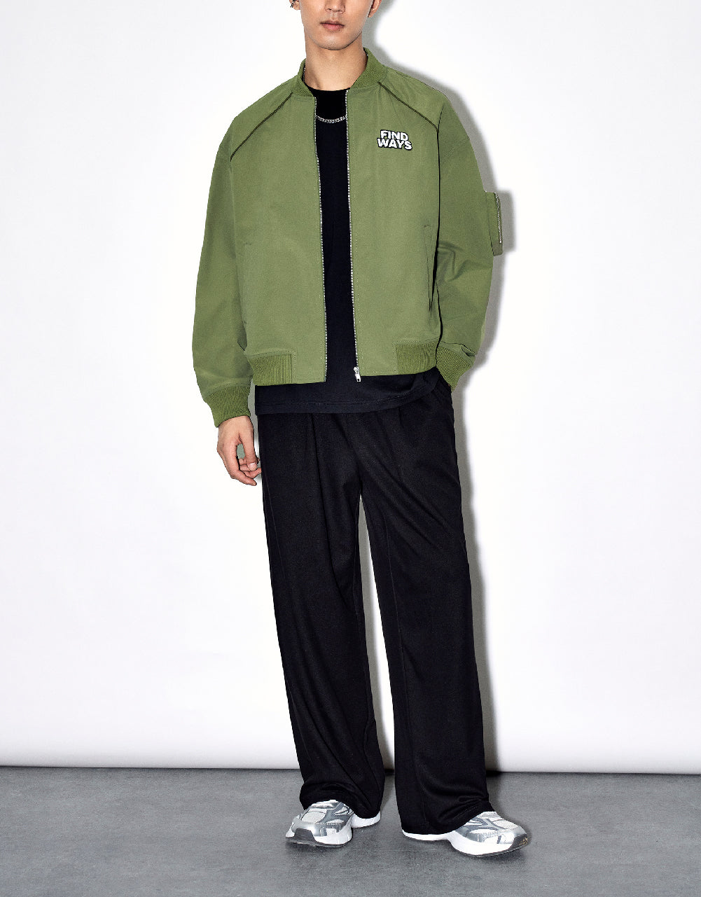 Drawstring Waist Knitted Straight Pants