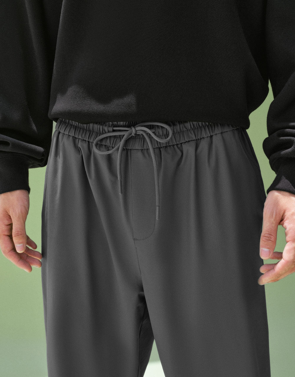 Drawstring Waist Jogger Pants