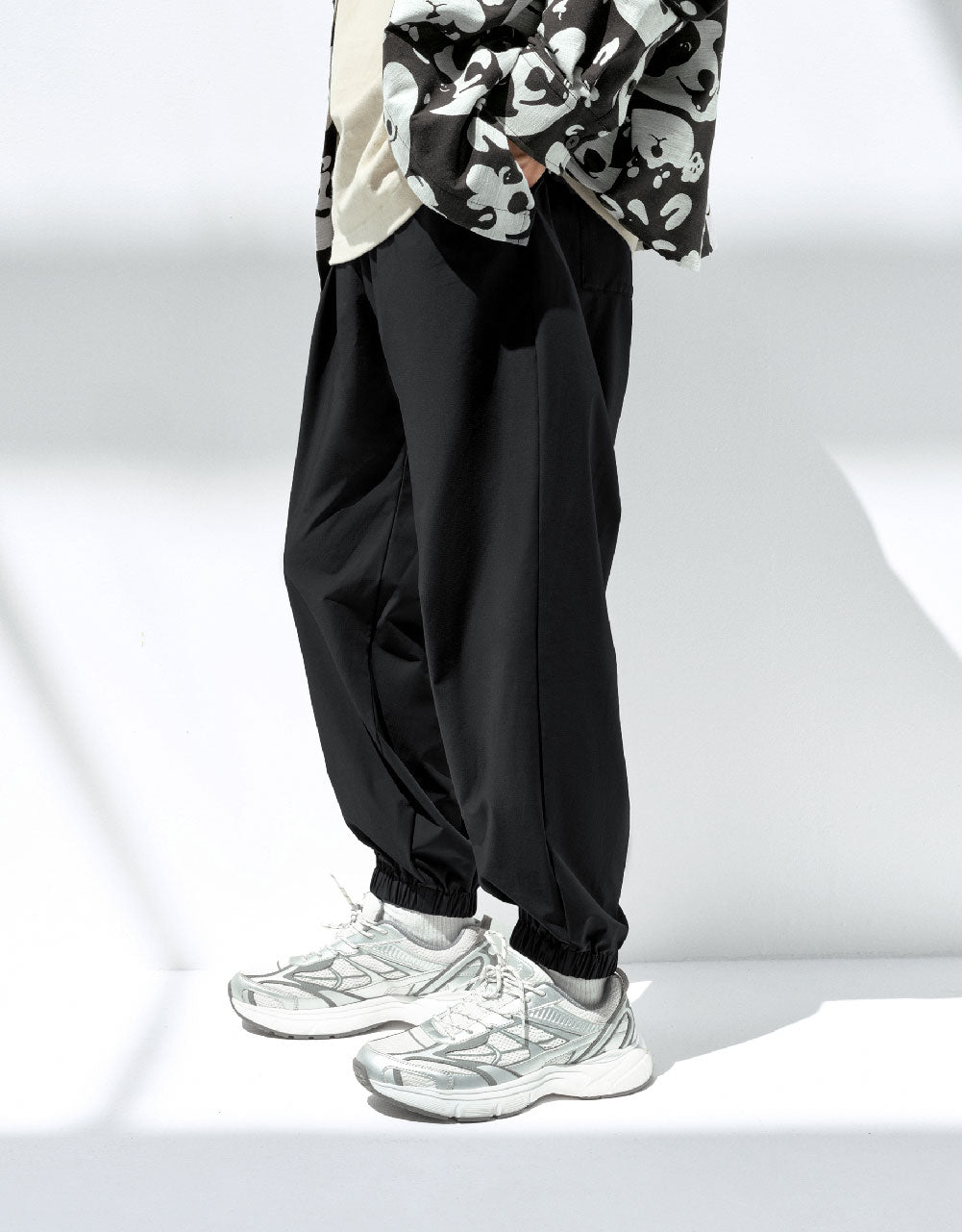 Drawstring Waist Jogger Pants